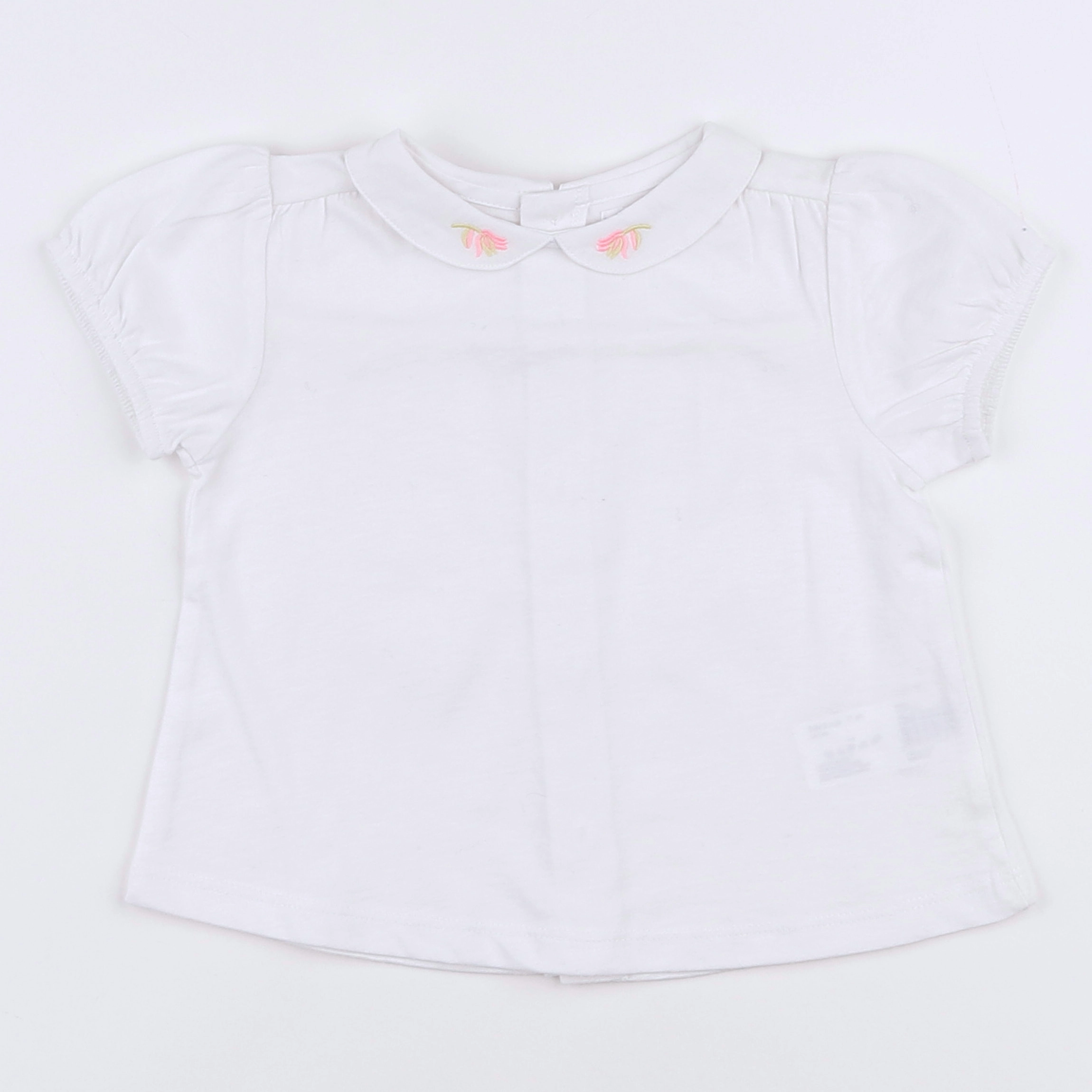 Boutchou - tee-shirt blanc - 9 mois