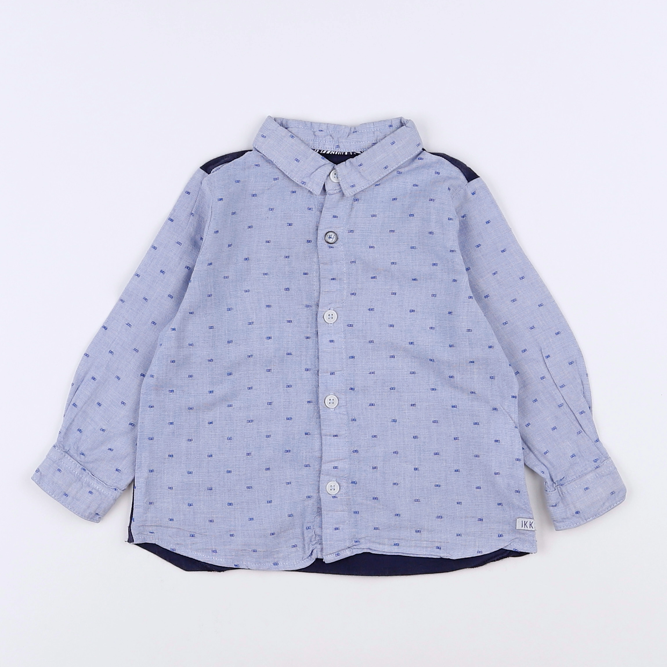 IKKS - chemise bleu - 18 mois