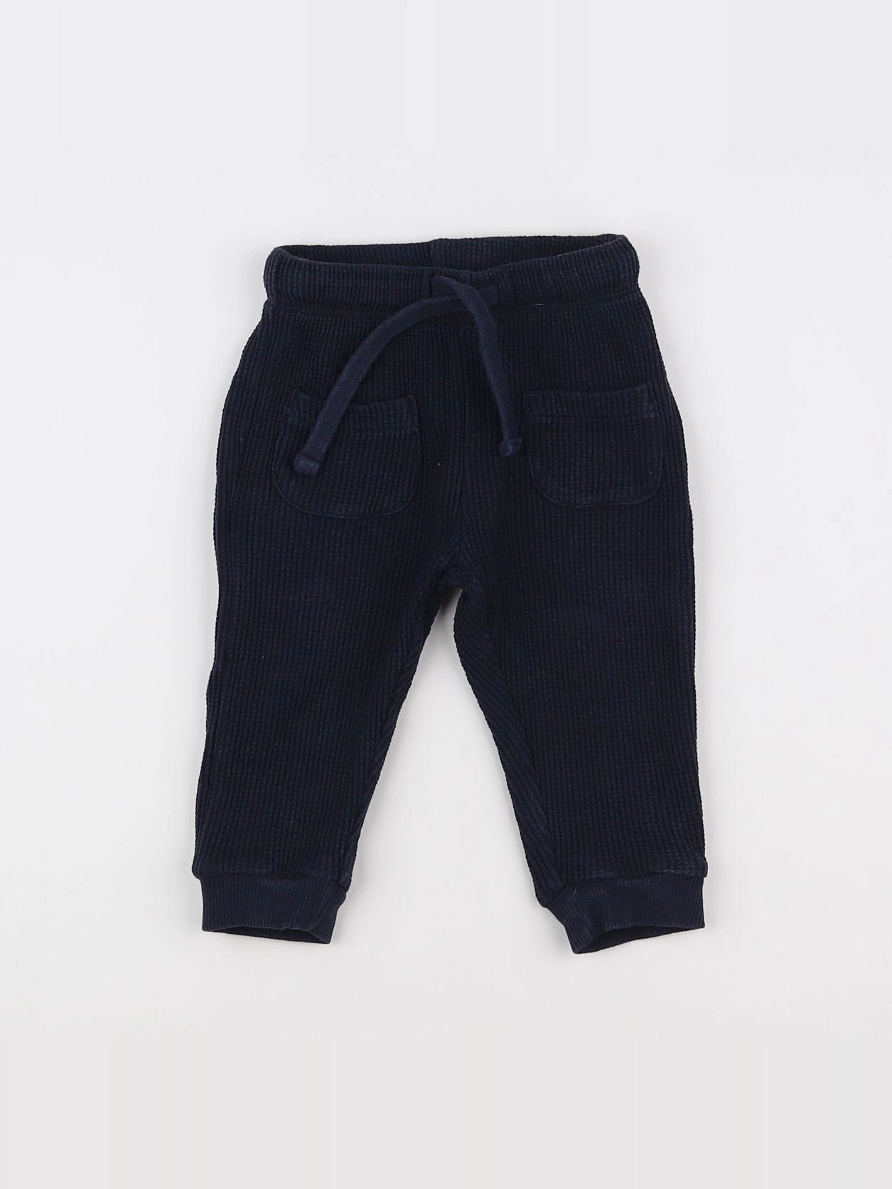 Boutchou - pantalon bleu - 9 mois