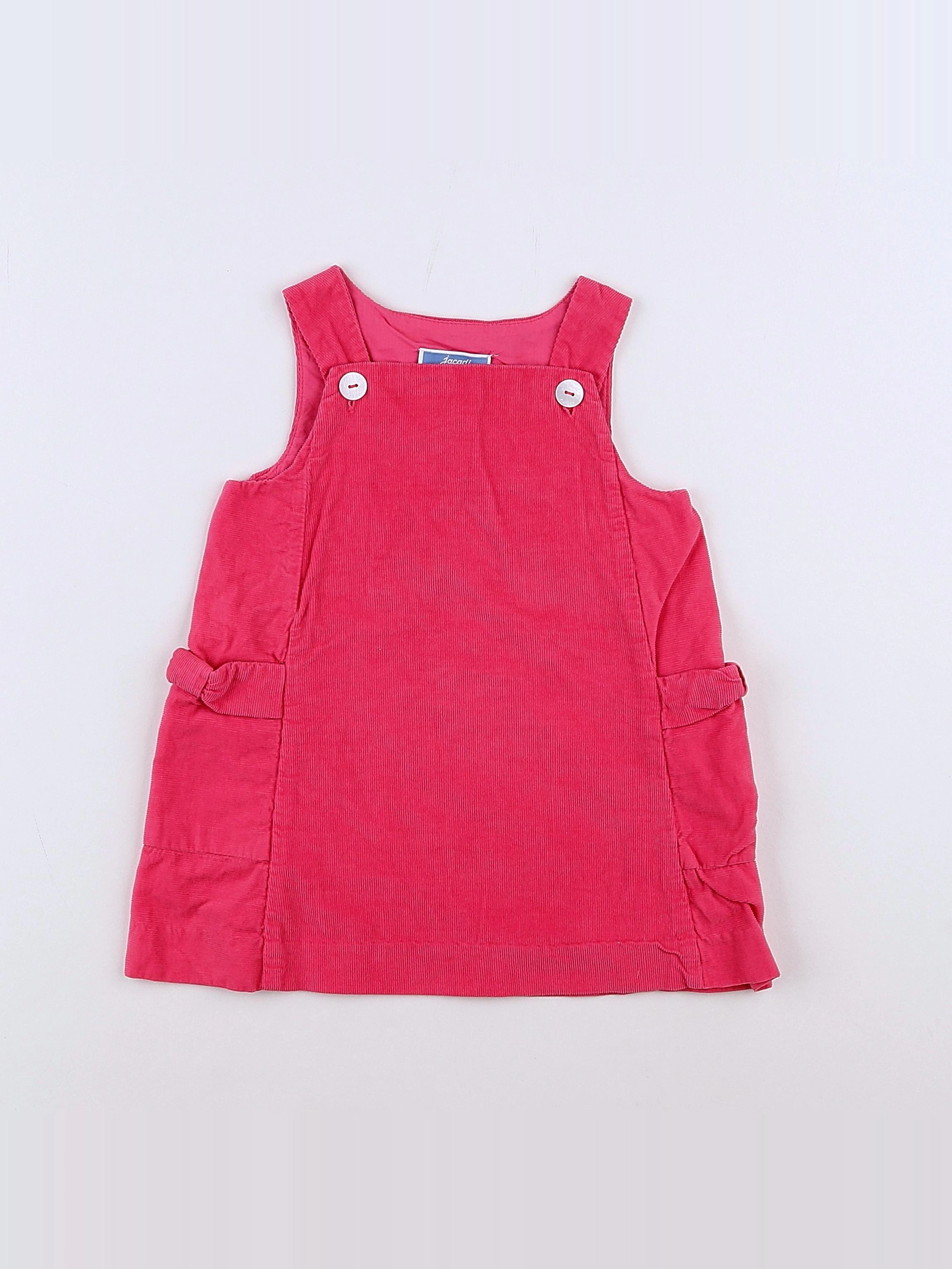 Jacadi - robe rose - 12 mois