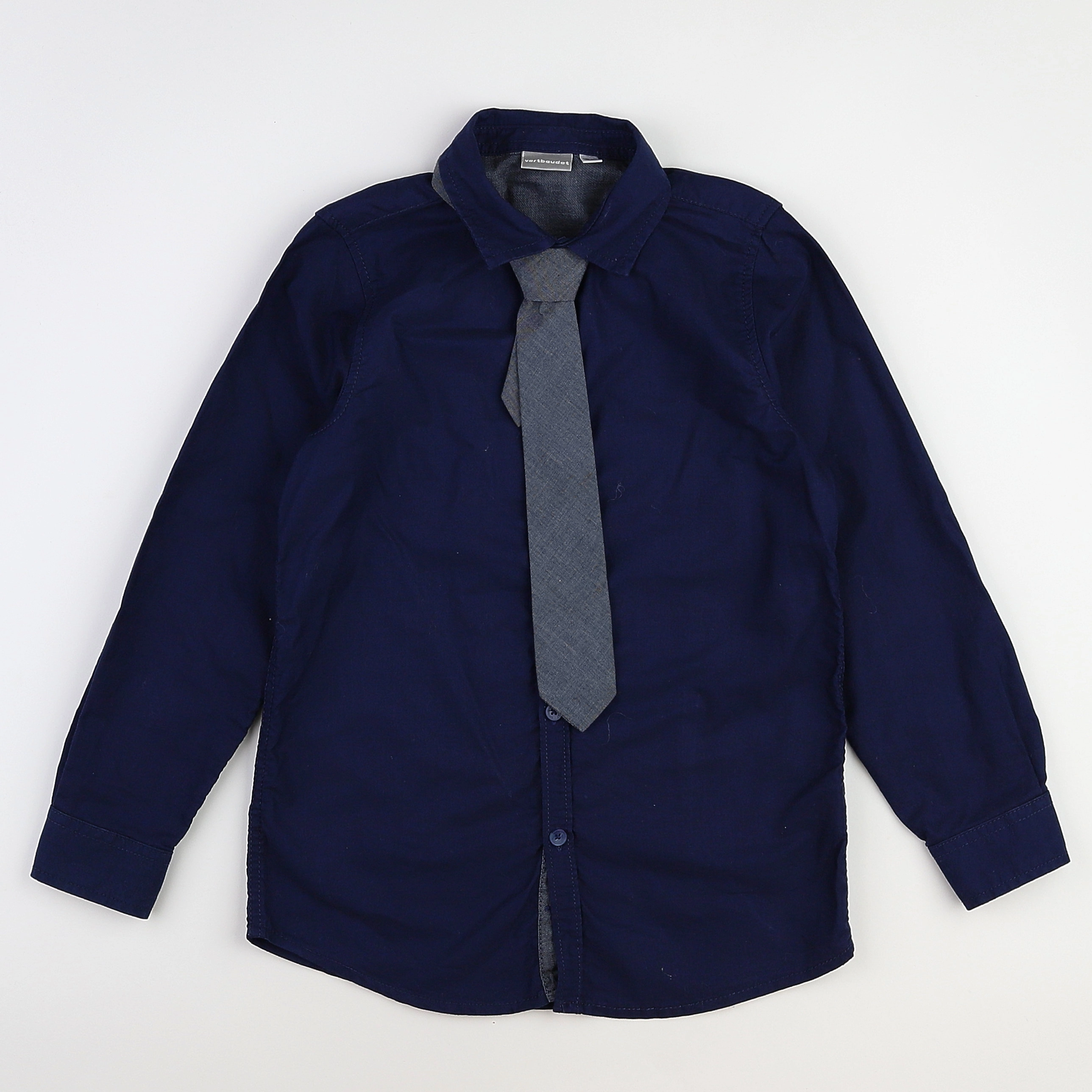 Vertbaudet - chemise bleu - 10 ans