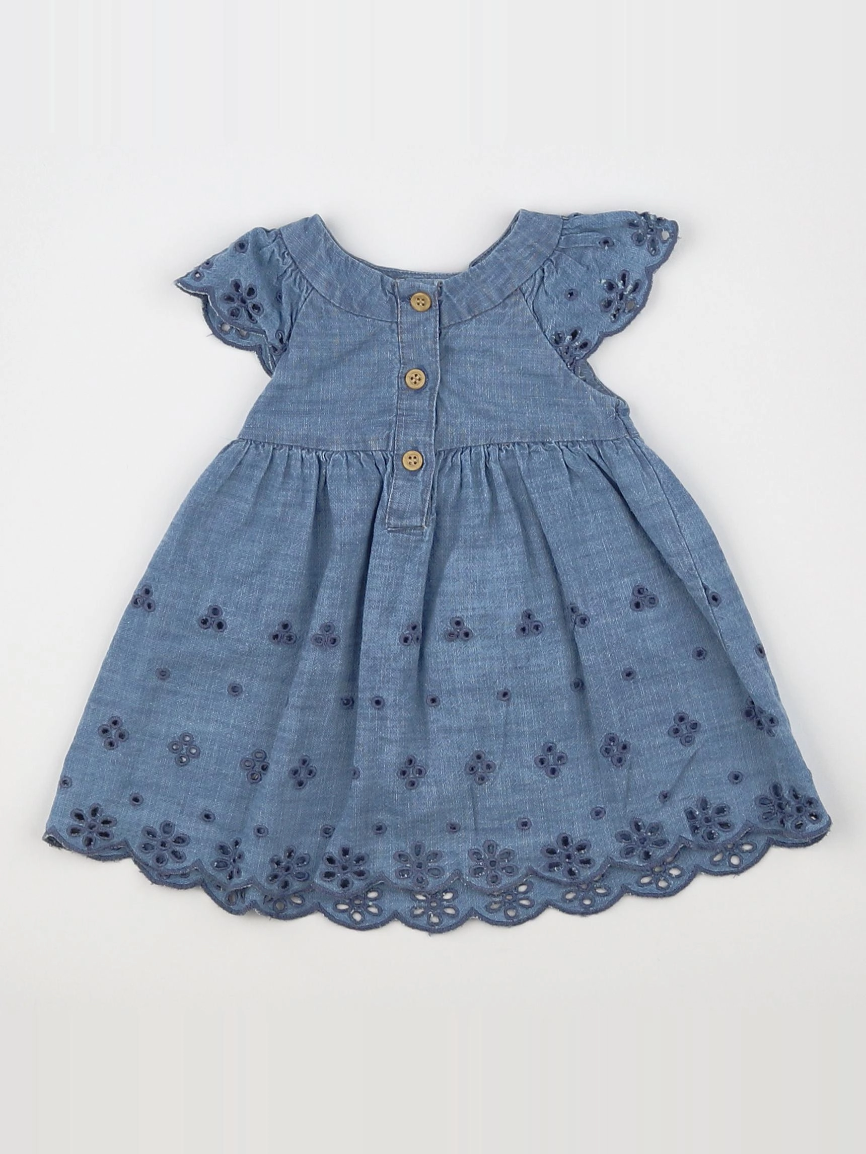 Mayoral - robe bleu - 3 mois