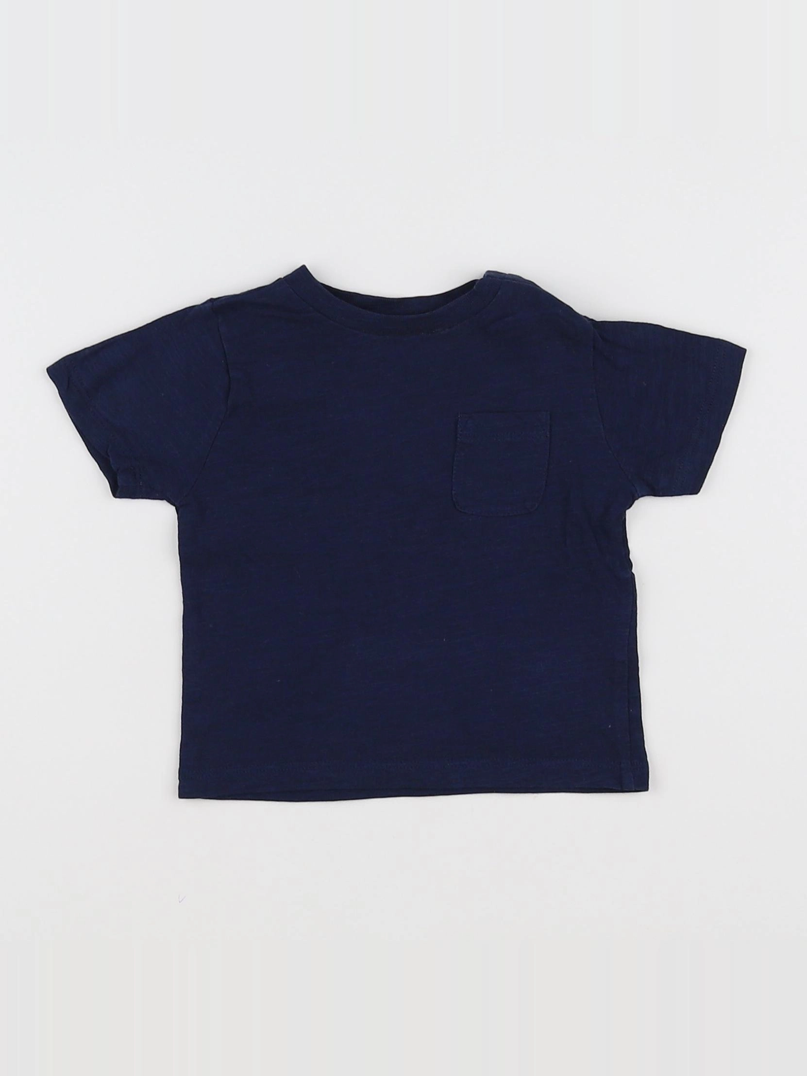 Boutchou - tee-shirt bleu - 6 mois