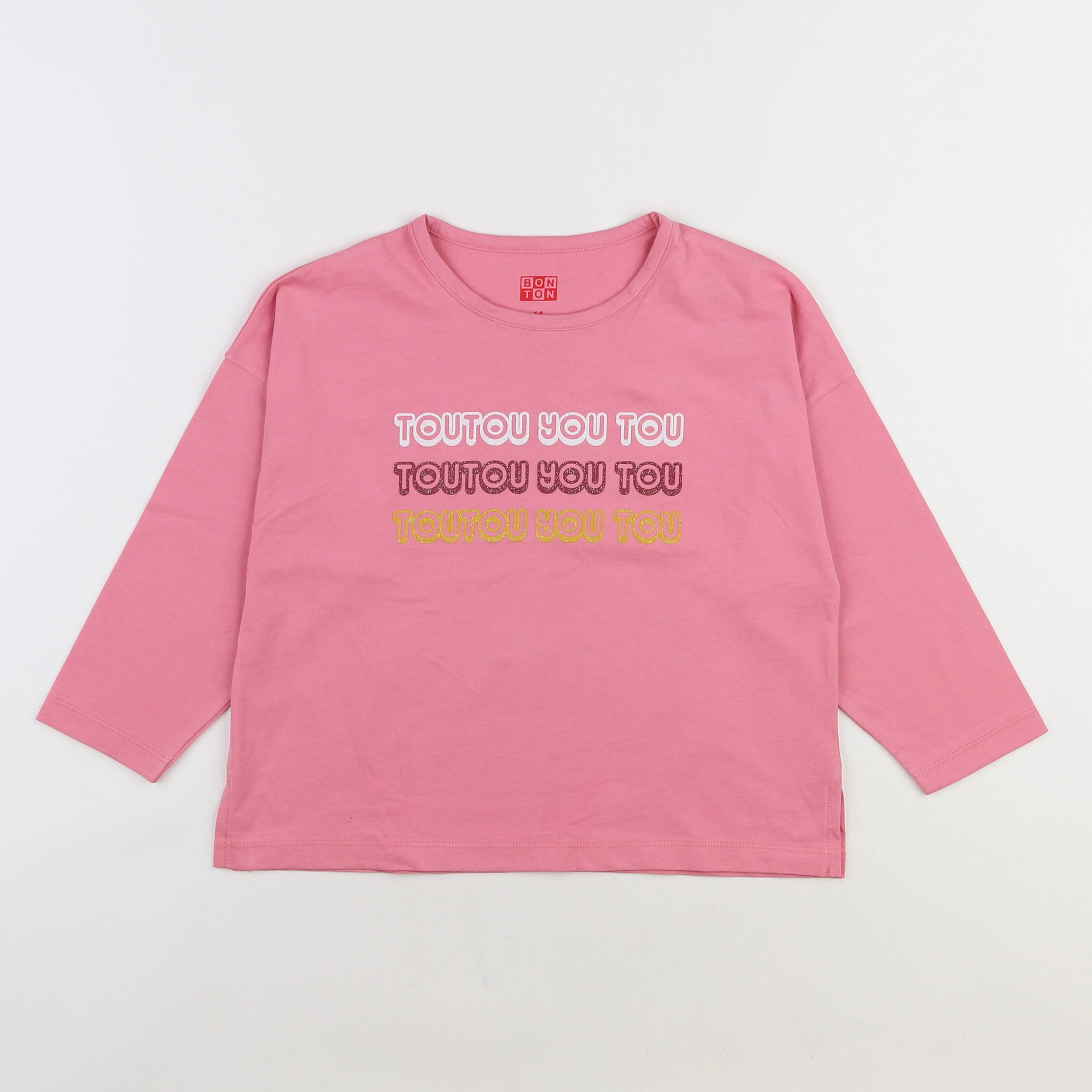 Bonton - tee-shirt rose - 6 ans