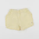 Petit Bateau - short jaune - 12 mois