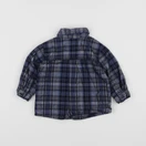 Boutchou - chemise bleu, noir - 6 mois