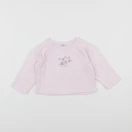 Petit Bateau - tee-shirt rose - 12 mois