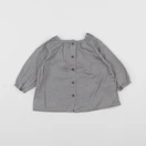 Petit Bateau - blouse gris - 6 mois