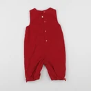 Jacadi - combinaison doublé rouge - 6 mois