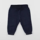 Petit Bateau - pantalon bleu - 6 mois