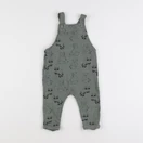 H&M - salopette vert - 9/12 mois