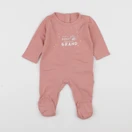 Vertbaudet - pyjama coton rose - 3 mois