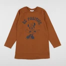 Vertbaudet - robe marron - 8 ans