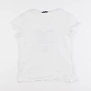 IKKS - tee-shirt blanc - 10 ans