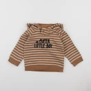 Vertbaudet - sweat marron - 18 mois