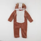 Vertbaudet - sur-pyjama marron - 18 mois