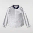Jacadi - chemise blanc, bleu - 10 ans