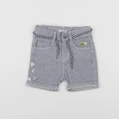 IKKS - short blanc, bleu - 12 mois