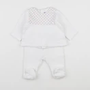 Jacadi - ensemble blanc - 6 mois