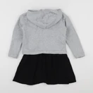 IKKS - robe gris, noir - 5 ans