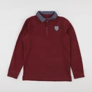 Vertbaudet - polo rouge - 10 ans