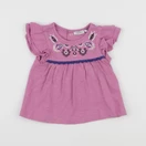 IKKS - tee-shirt violet - 6 mois