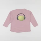 Zara - tee-shirt imprimé au dos rose - 6 ans