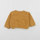 Vertbaudet - sweat jaune - 6 mois