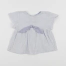 Zara - blouse bleu - 9/12 mois