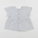 Zara - blouse bleu - 9/12 mois
