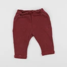 Vertbaudet - jogging rouge - 6 mois