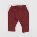 Vertbaudet - jogging rouge - 6 mois