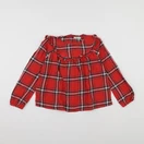 Vertbaudet - blouse rouge - 8 ans