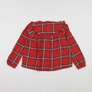 Vertbaudet - blouse rouge - 8 ans