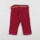 Tape à l'oeil - pantalon doublé rouge - 6 mois