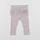 Petit Bateau - legging volants au dos blanc, rose - 6 mois