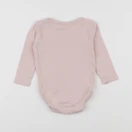 H&M - body rose - 3/6 mois