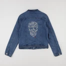 IKKS - veste imprimé au dos bleu - 12 ans