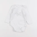 Vertbaudet - body blanc - 6 mois
