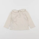 Vertbaudet - tee-shirt beige - 12 mois