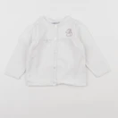 Vertbaudet - gilet blanc - 12 mois