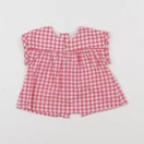 Vertbaudet - blouse blanc, rose - 12 mois