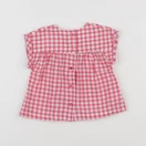 Vertbaudet - blouse blanc, rose - 12 mois