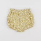 Vertbaudet - short blanc, jaune - 6 mois