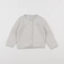 Vertbaudet - gilet gris - 12 mois