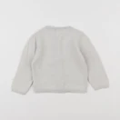 Vertbaudet - gilet gris - 12 mois