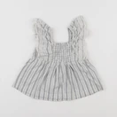 Vertbaudet - blouse blanc, bleu - 12 mois