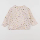 Vertbaudet - sweat rose - 12 mois