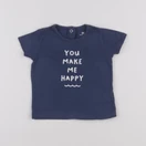 La Redoute - tee-shirt bleu - 6 mois