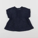Boutchou - blouse bleu - 12 mois
